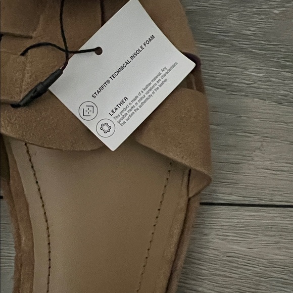 Zara Tan Suede Sandals - Picture 8 of 9